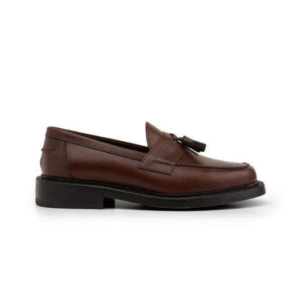 The Clásico Tassel Loafer, Chocolate — view 2