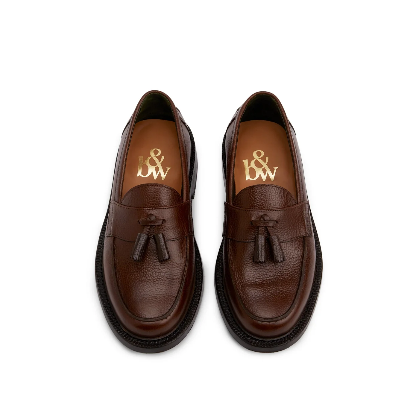 The Clásico Tassel Loafer, Chocolate — view 3