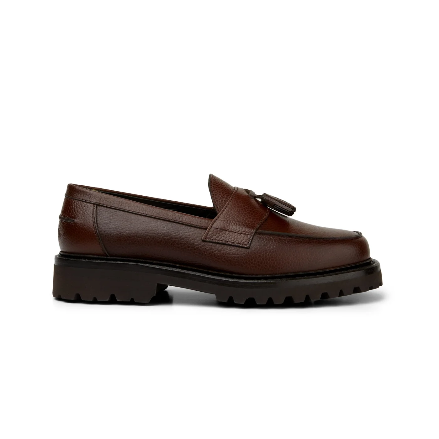The Clásico Tassel Loafer, Chocolate, Lug Sole — view 2