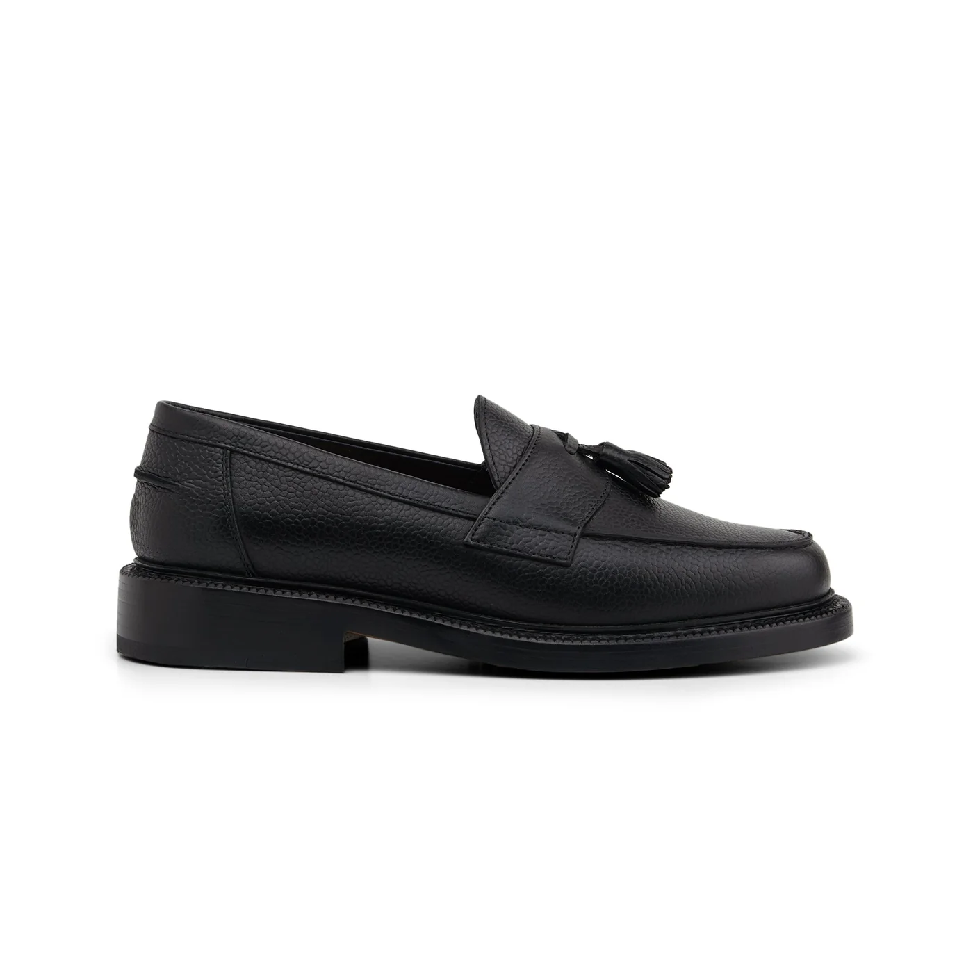 The Clásico Tassel Loafer, Onyx — view 2