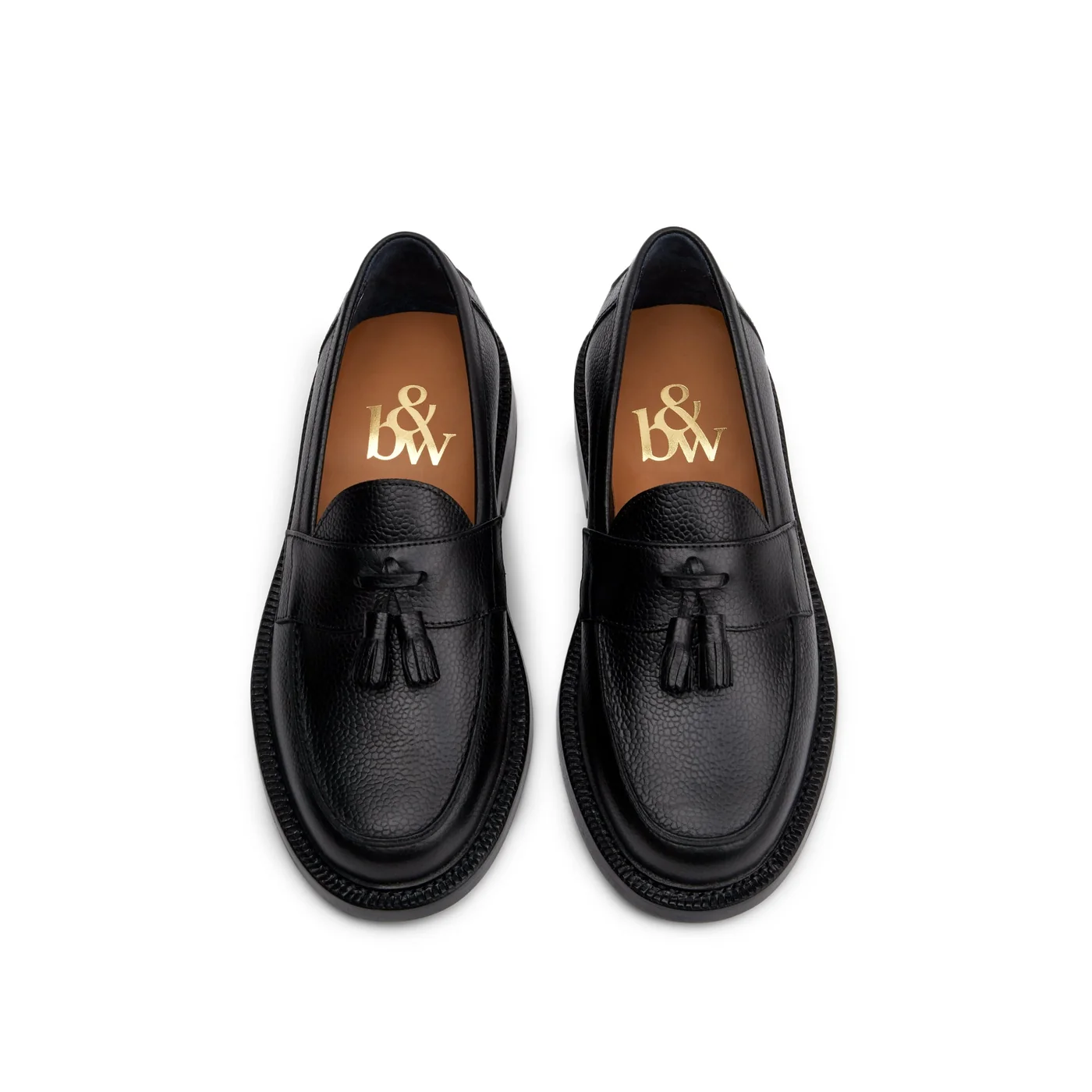 The Clásico Tassel Loafer, Onyx — view 3