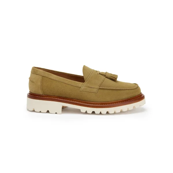 The Clásico Tassel Loafer, Sage, Lug Sole — view 2