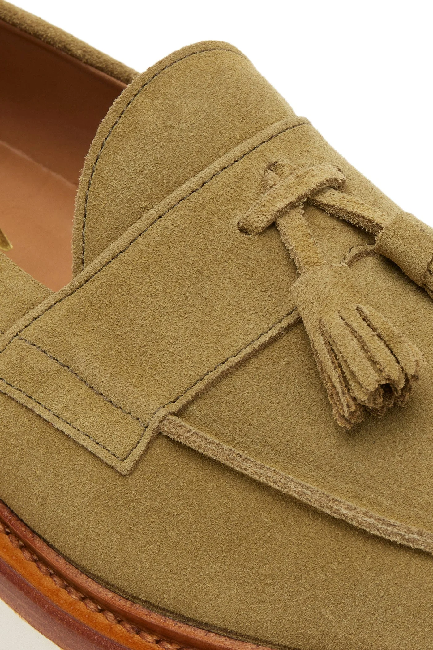 The Clásico Tassel Loafer, Sage, Lug Sole — view 5