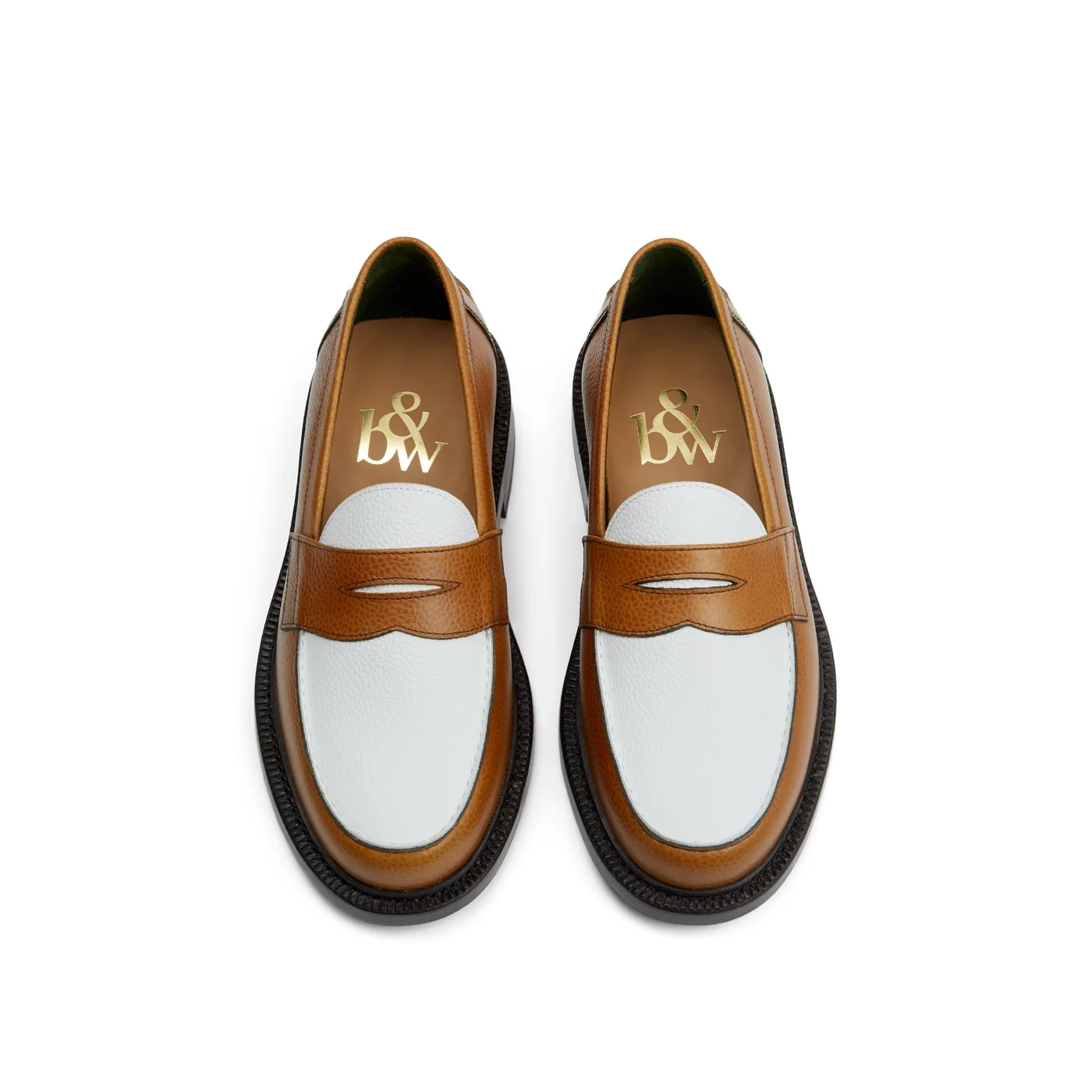 The Ellis Penny Loafer, Acorn/White — view 3
