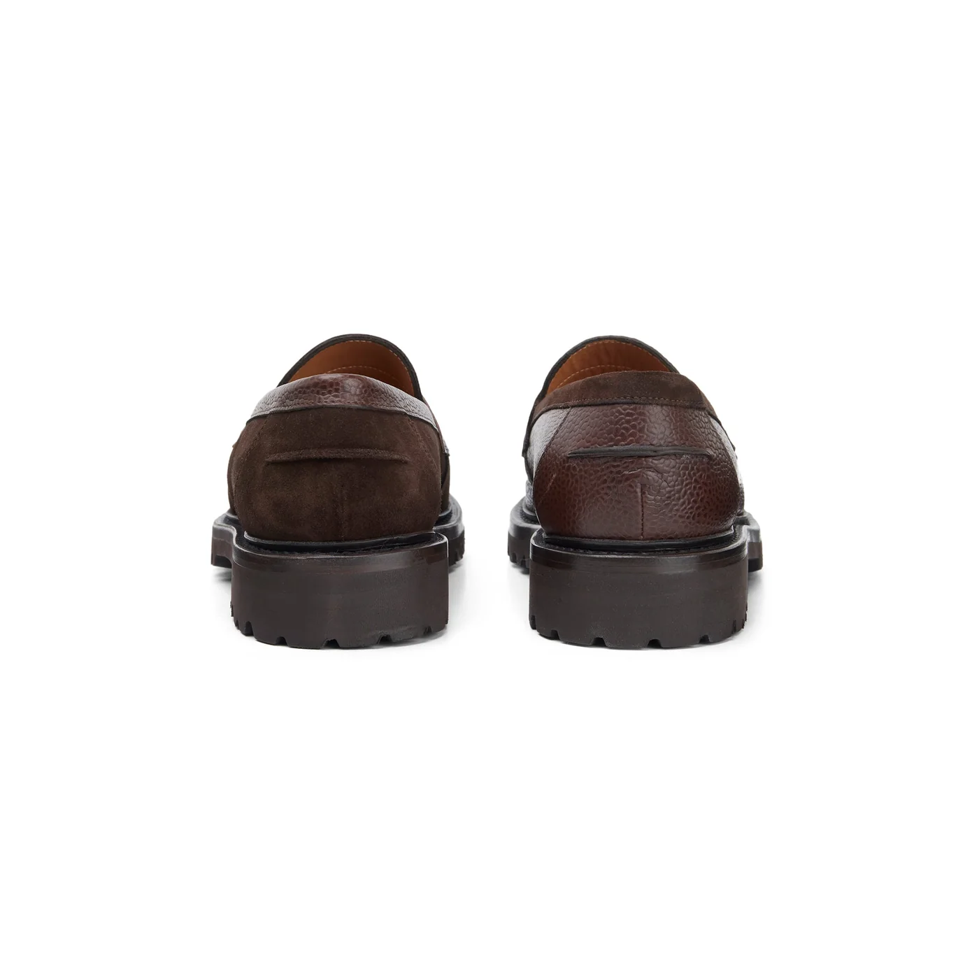 The Ellis Penny Loafer, Chocolate Flip, Vibram 1757 Lug Sole — view 5