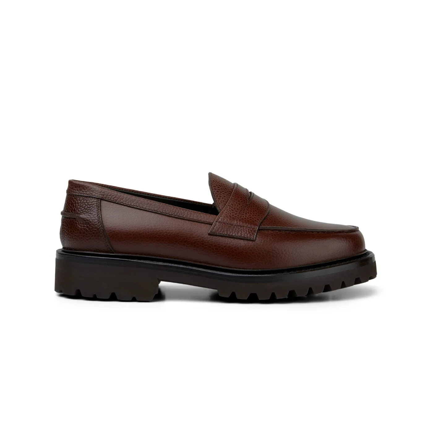 The Ellis Penny Loafer, Chocolate, Lug Sole — view 2