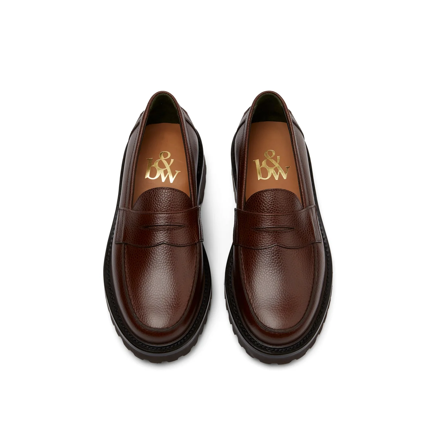 The Ellis Penny Loafer, Chocolate, Lug Sole — view 3