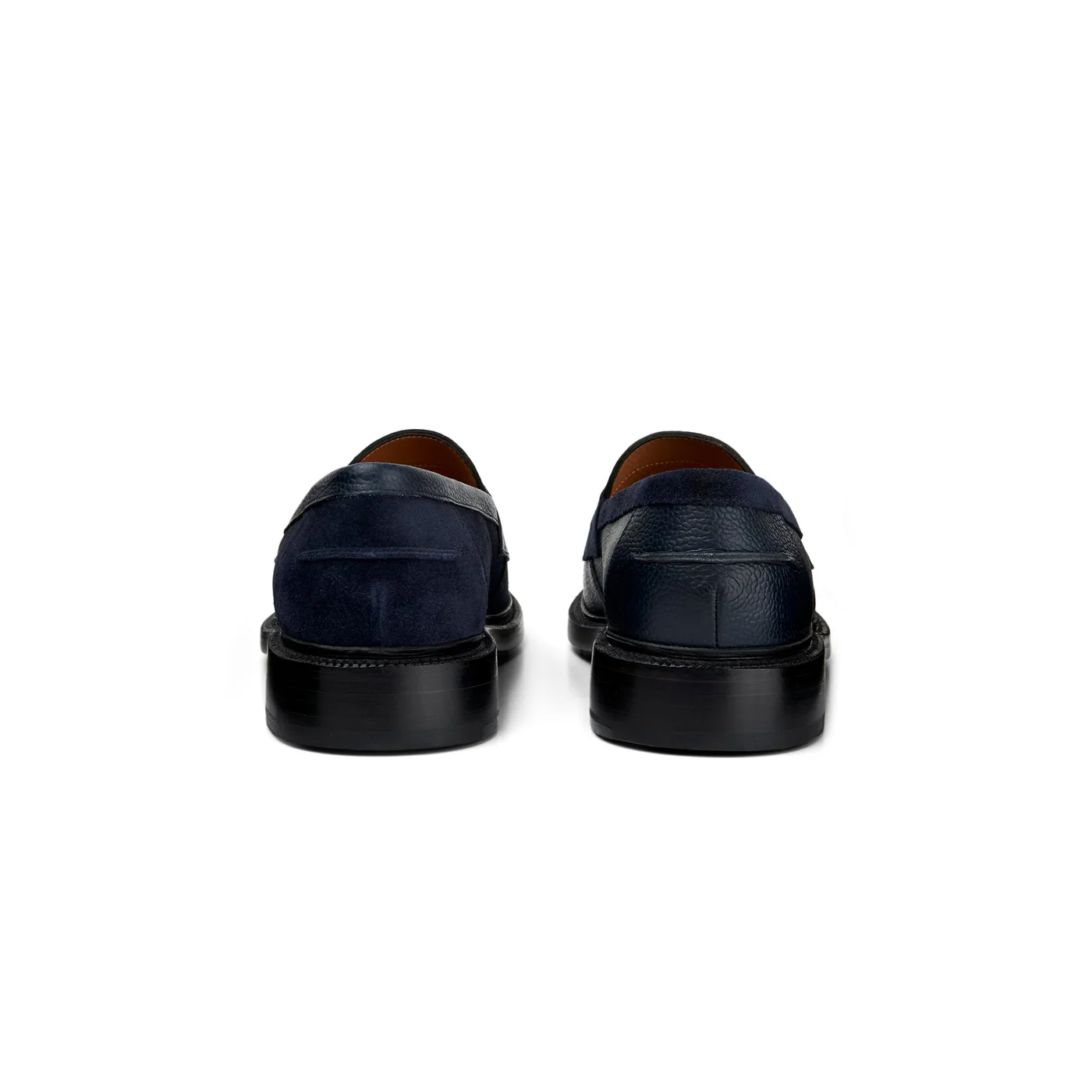 The Ellis Penny Loafer, Navy Flip — view 4
