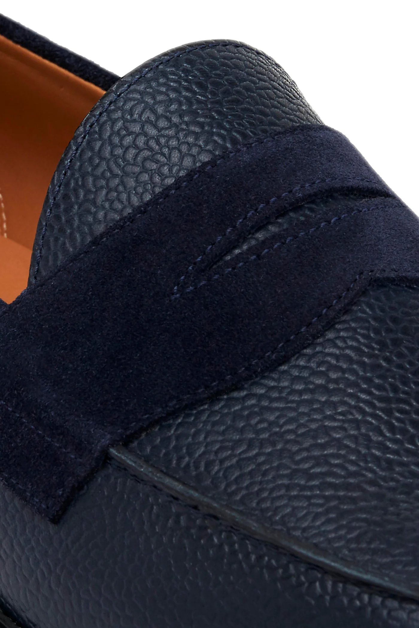 The Ellis Penny Loafer, Navy Flip — view 5