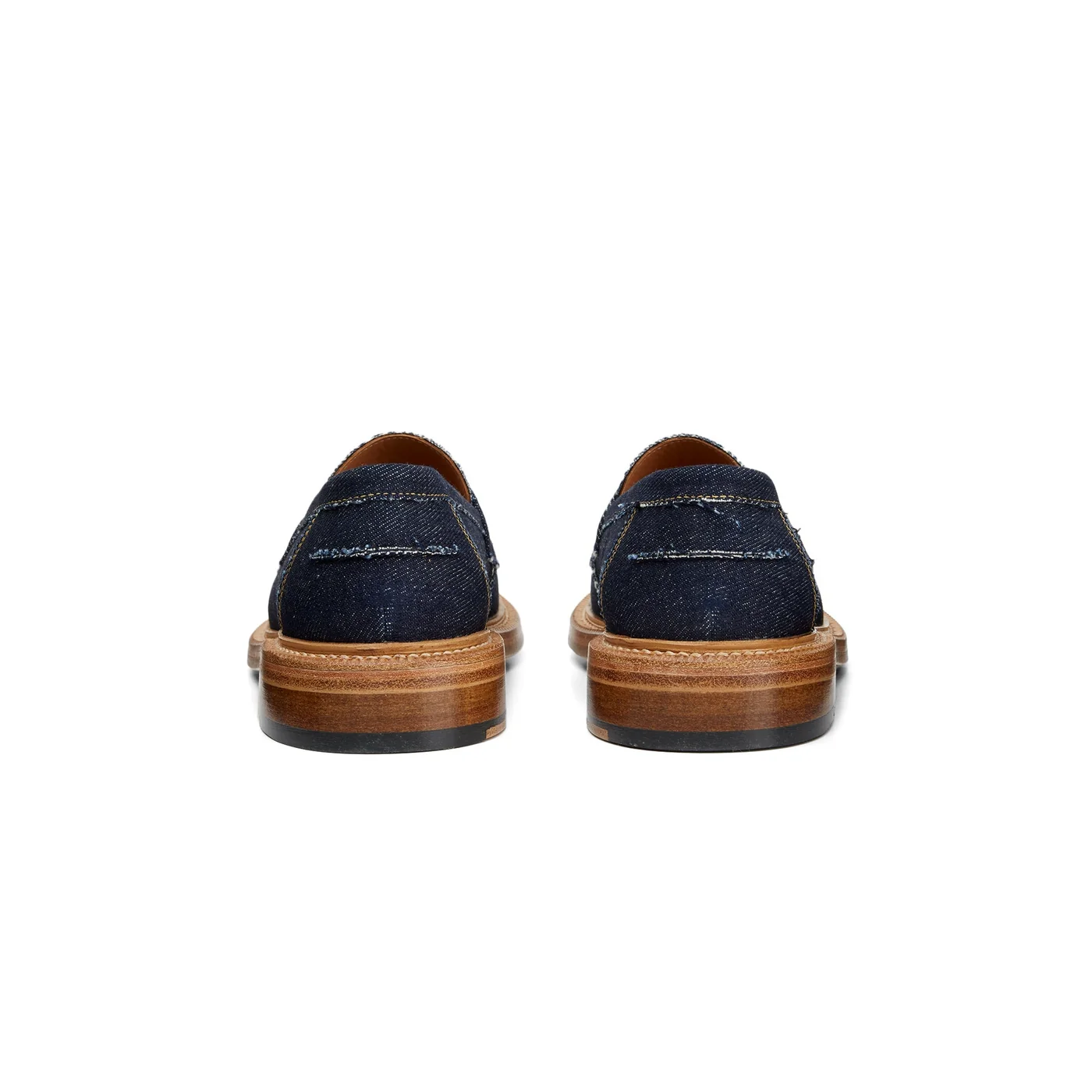 The Ellis Penny Loafer, Raw Denim — view 4