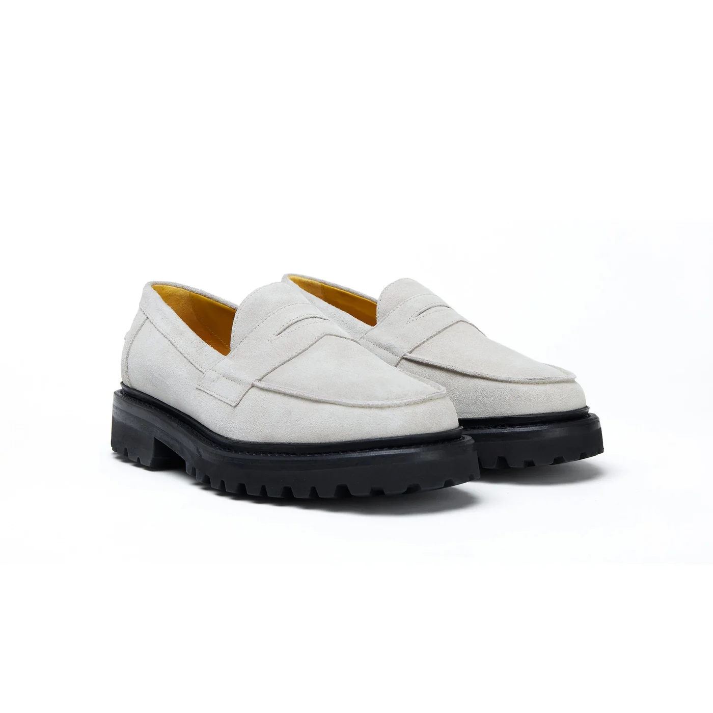 The Ellis Penny Loafer, Smoke, Lug Sole