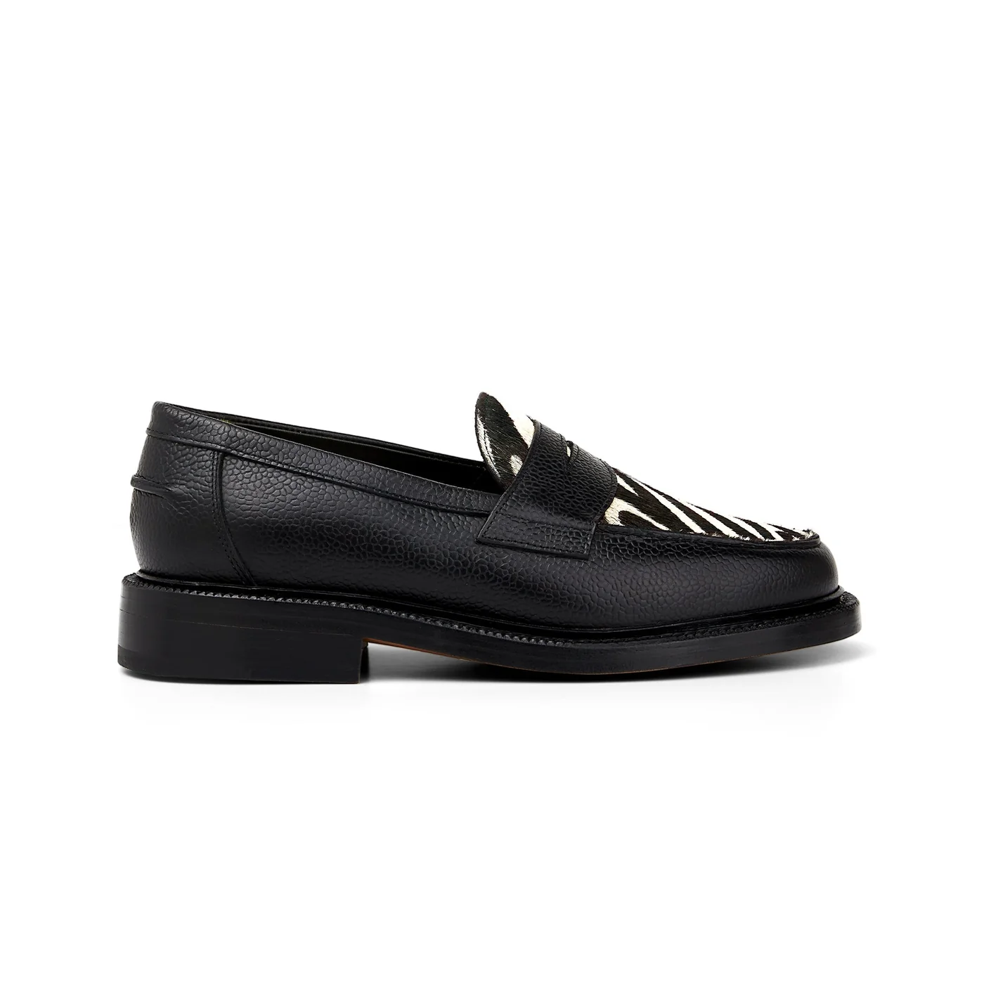 The Ellis Penny Loafer, Zebra — view 2
