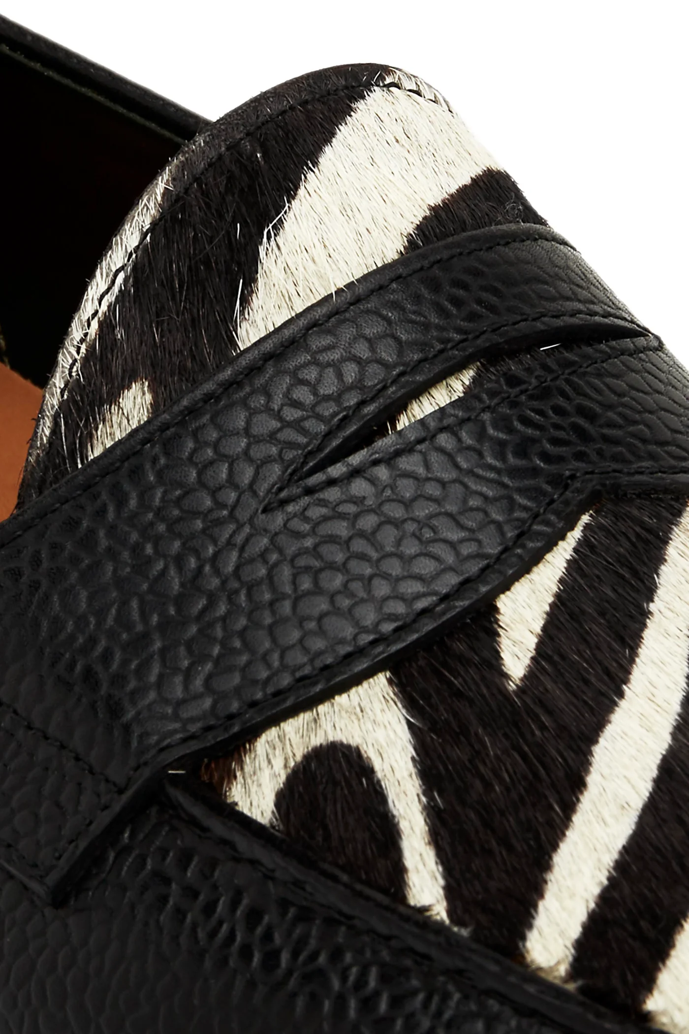 The Ellis Penny Loafer, Zebra — view 5