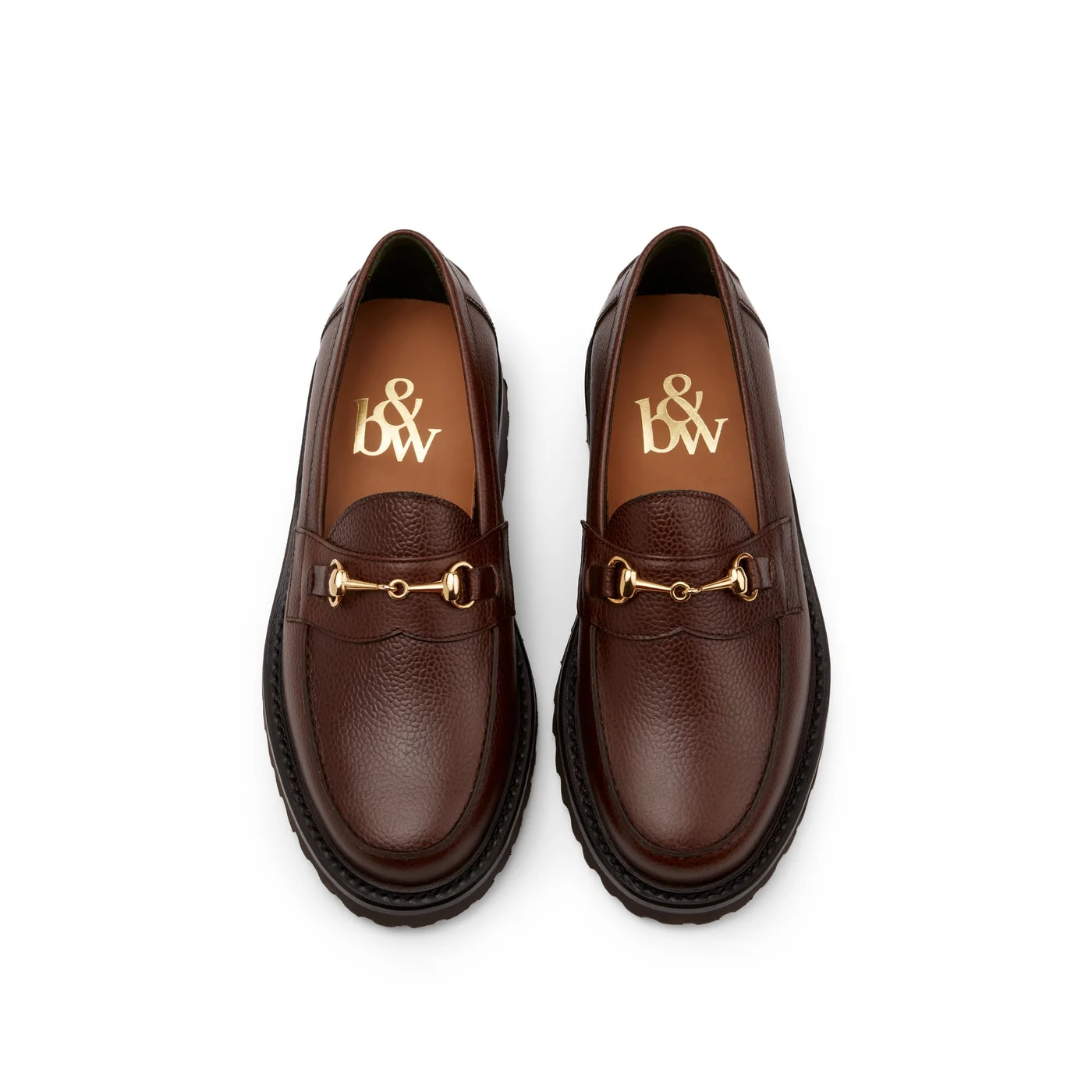 The Mason Horse Bit Loafer, Chocolate, Lug Sole — view 3