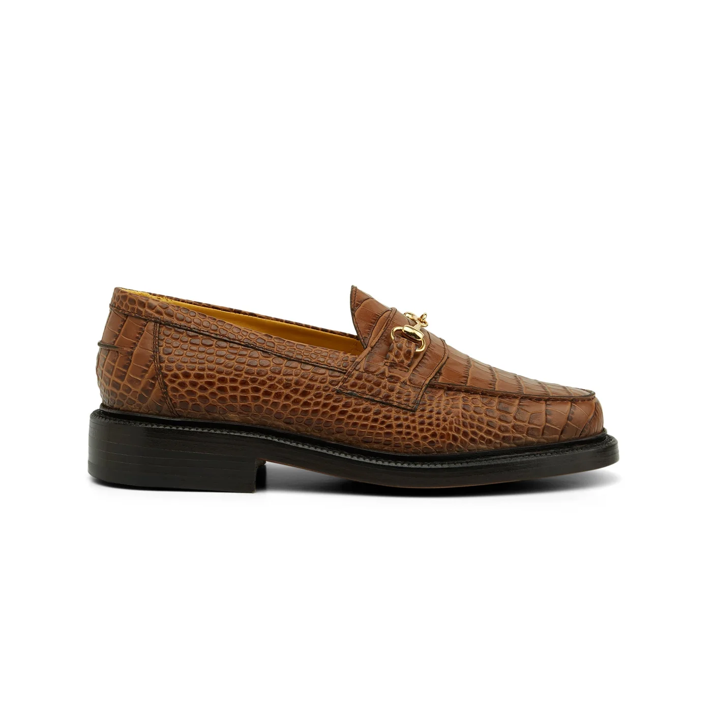 The Mason Horse Bit Loafer, Honey Croc — view 2